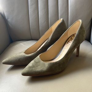 Sam Edelman Heels Green suede